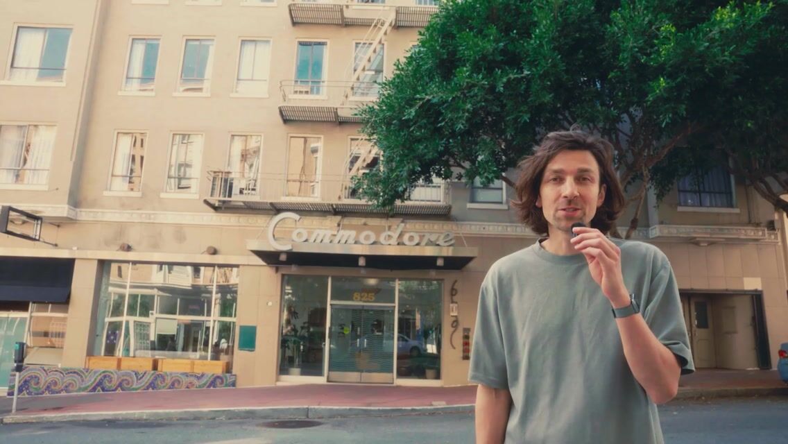 Superhero Hotel launch film still